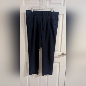Ben Sherman Sport Men's Navy Golf Pants 36x30 Performance Chino Trousers Slacks